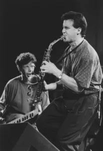Saxaphone Player Prints: Eric Marienthal, 1993. Creator: Brian Foskett
