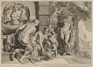 Erichthonius in His Basket. Creator: Pieter van Sompel