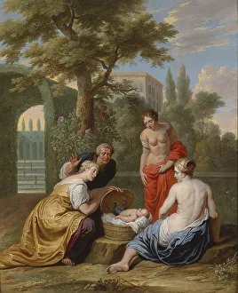 Willem Van Prints: Erichthonius Discovered by the Daughters of Cecrops