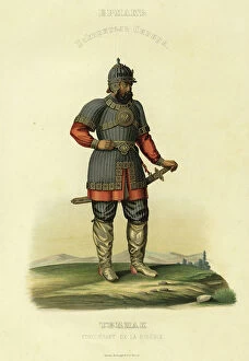 Suit Of Armour Collection: Ermak - Conqueror of Siberia, 1856. Creator: Ivan Dem'ianovich Bulychev