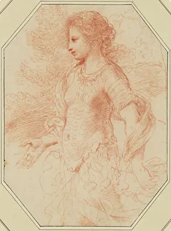 Erminia Prints: Erminia, c. 1648. Creator: Guercino