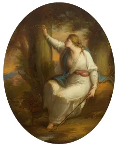 Erminia Prints: Erminia, ca 1781. Creator: Kauffmann, Angelika (1741-1807)