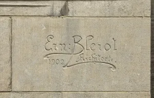 Blerot Prints: Ernest Blerot carved signature, 1902, (c2014-2017). Artist: Alan John Ainsworth
