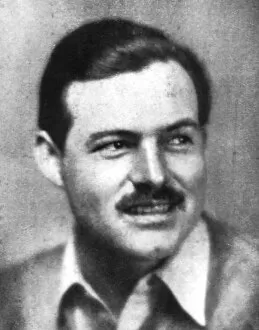 Ernest Hemingway (1899-1961), American novelist, early 20th century