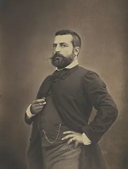 Felix Prints: Ernest Meissonier, 1855-1859. Creator: Nadar