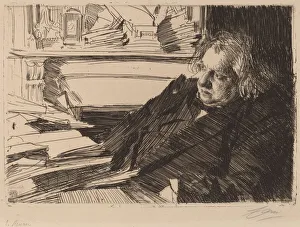 Ernest Renan, 1892. Creator: Anders Leonard Zorn