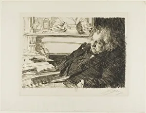 Ernest Renan, 1892. Creator: Anders Leonard Zorn