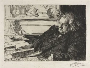 Ernest Renan, 1892. Creator: Anders Zorn (Swedish, 1860-1920) Ernest Renan, 1892. Creator: Anders Zorn (Swedish, 1860-1920)