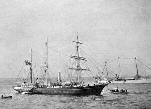 Photographs From My Camera Gallery: Ernest Shackletons ship HMS Nimrod, 1907 (1908).Artist: Queen Alexandra