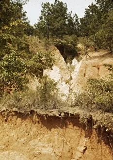 Slides Color Gmgpc Gallery: Eroded land, between 1941 and 1942. Creator: Unknown