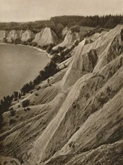 Erosions on the Inn near Wasserburg, 1931. Artist: Kurt Hielscher Erosions on the Inn near Wasserburg, 1931. Artist: Kurt Hielscher