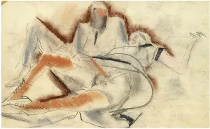 Undergarments Collection: Erotic Drawing. Artist: Grigoriev, Boris Dmitryevich (1886-1939)