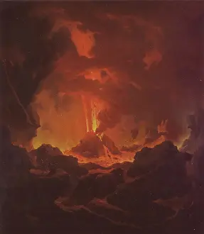 Volcanic Prints: Eruption of Mount Vesuvius, 1796. Creator: Michael Wutky