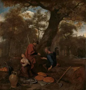 Jan Havickszoon Steen Prints: Erysichthon selling his daughter, 1650-1660. Creator: Jan Steen