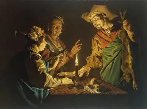Book Of Genesis Prints: Esau and Jacob, 1640. Creator: Matthias Stomer
