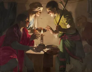 Soup Prints: Esau selling His Birthright, 1627. Creator: Hendrick ter Brugghen
