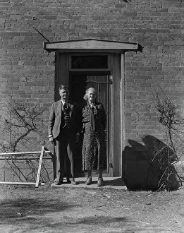 Americans Prints: Escalante people, Utah, 1936. Creator: Dorothea Lange