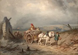 Displacement Prints: Escape, 1870. Creator: Henryk Pillati