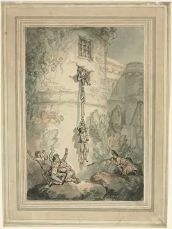 Escape of French Prisoners. Creator: Thomas Rowlandson (British, 1756-1827)