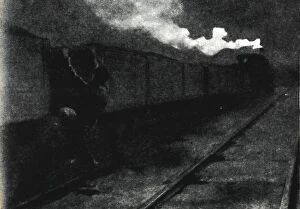 Nash Collection: Escape by Train, November 1899, (1945). Creator: John Nash