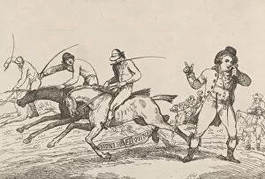 George Iv Of The United Kingdom Collection: How to Escape Winning, November 22, 1791. November 22, 1791. Creator: Thomas Rowlandson