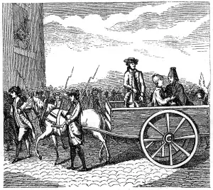 Escorting Prints: Escorted By The Military To Torture, (1885)