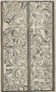 Dandelion Gallery: Esemplario di lavori, page 4 (recto), August 1529. August 1529