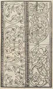 Nicolo Prints: Esemplario di lavori, page 6 (recto), August 1529. August 1529