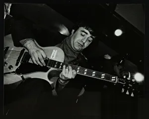 Selwyn Prints: Esmond Selwyn playing the guitar at The Bell, Codicote, Hertfordshire, 22 February 1981