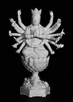 Bodhisattva Collection: Esoteric Form of Guanyin, the Bodhisattva of Compassion, Qing dynasty (1644-1911), 18th century