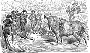 Cruelty To Animals Prints: The Espada; Notes on Spain, 1875. Creator: Unknown