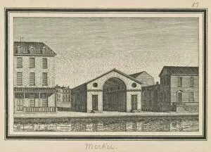 Esperanza, Market, 1795. Creator: Charles Balthazar Julien Févret de Saint-Mé
