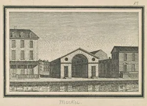 Esperanza Prints: Esperanza, Market, 1795. Creator: Charles Balthazar Julien Fevret de Saint-Mé