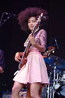 Guitar Gallery: Esperanza Spalding, Love Supreme Jazz Festival, Glynde, East Sussex, 2013. Artist