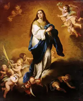 Bartolom Estban Murillo Prints: Esquilache Immaculate Conception, 1645. Creator: Bartolome Esteban Murillo