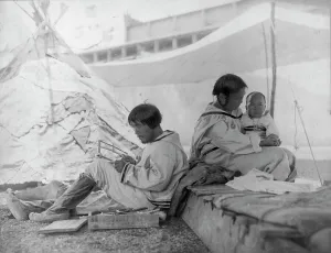 Inuit Prints: Esquimaux village, Pan-American Exposition