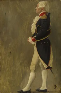 Jean Paul Laurens Prints: Esquisse de détail pour l'Hôtel de Ville de Paris : La voûte d'acier
