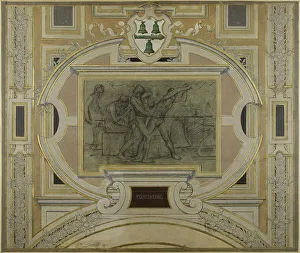 Smithy Prints: Esquisse pour la galerie des Métiers de l'Hôtel de Ville : Fondeurs