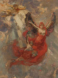 Apotheosis Prints: Esquisse pour la galerie Sud du Petit Palais : Apothéose (plafond central)