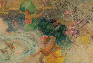 Esquisse pour la mairie d'Aubervilliers : Allégorie (plafond de la salle des fêtes), 1906. Creator: Henri Gaston Darien