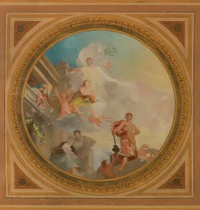 Oil Paint Prints: Esquisse pour la mairie du 6ème arrondissement de Paris