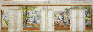 Boating Prints: Esquisse pour la mairie de Nogent-sur-Marne : Plaisirs (salle des fêtes)