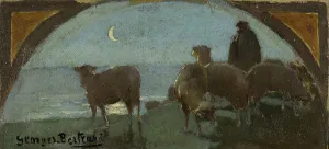 Crescent Moon Prints: Esquisse pour la salle à manger de l'Hôtel de Ville : La viande de mouton