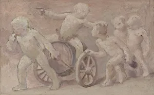 Esquisse pour la salle des fêtes de l'Hôtel de Ville : Boissons, between 1889 and 1895. Creator: Albert Aublet