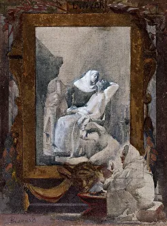 Salle Des Mariages Prints: Esquisse pour la salle des mariages de la mairie du 19ème arrondissement de la Ville