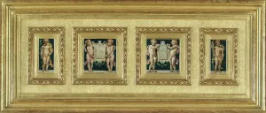 Palais De Justice Prints: Esquisse pour le plafond de la salle d'audience de la Cour des Assises du Palais de