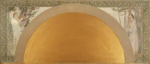 Martin Henri Jean Guillaume Prints: Esquisse pour le salon d'entrée sud de l'Hôtel de Ville : Le Lyrisme - L'Harmonie