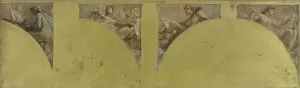 Chartran Theobald Prints: Esquisse pour le salon des Arts de l'Hôtel de Ville de Paris : La gravure de médailles