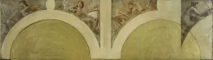 Chartran Theobald Prints: Esquisse pour le salon des Arts de l'Hôtel de Ville de Paris : La peinture