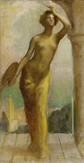 Paj Dagnan Bouveret Prints: Esquisse pour le salon des Arts de l'Hôtel de Ville de Paris : La Peinture